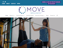 Tablet Screenshot of movewellness.com